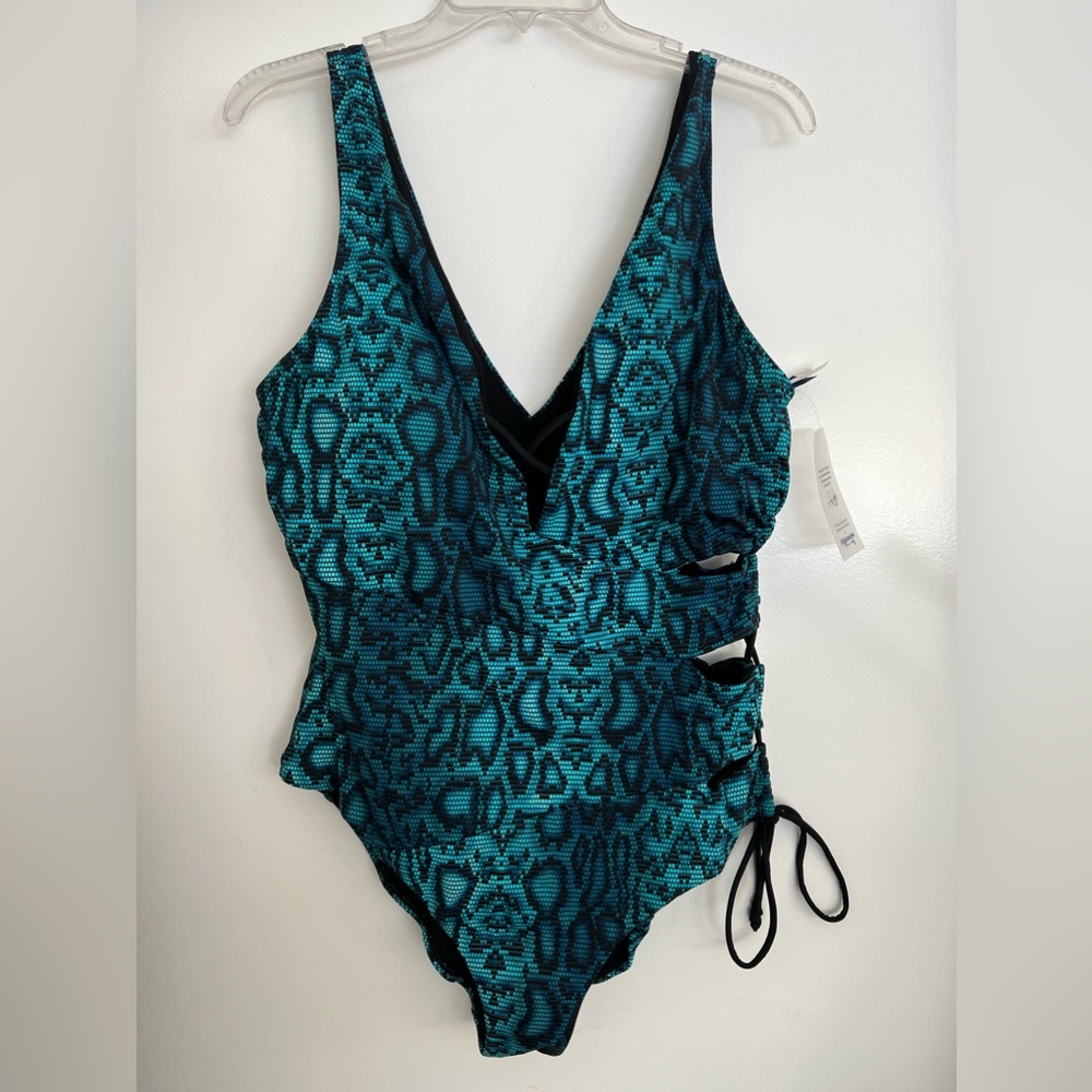 One Piece Swimsuit with Cutouts - Ashley Graham collection